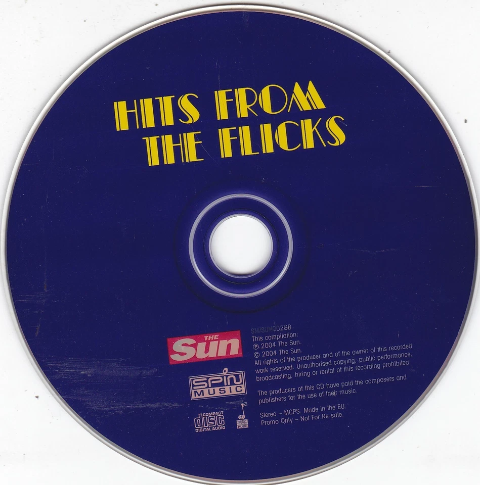 HITS FROM THE FLICKS ( THE SUN Newspaper CD ) - Bild 3 von 3