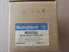 Westinghouse MCP0358C Circuit Breaker 3P 7A 600V W/Trip NEW  in Factory Box