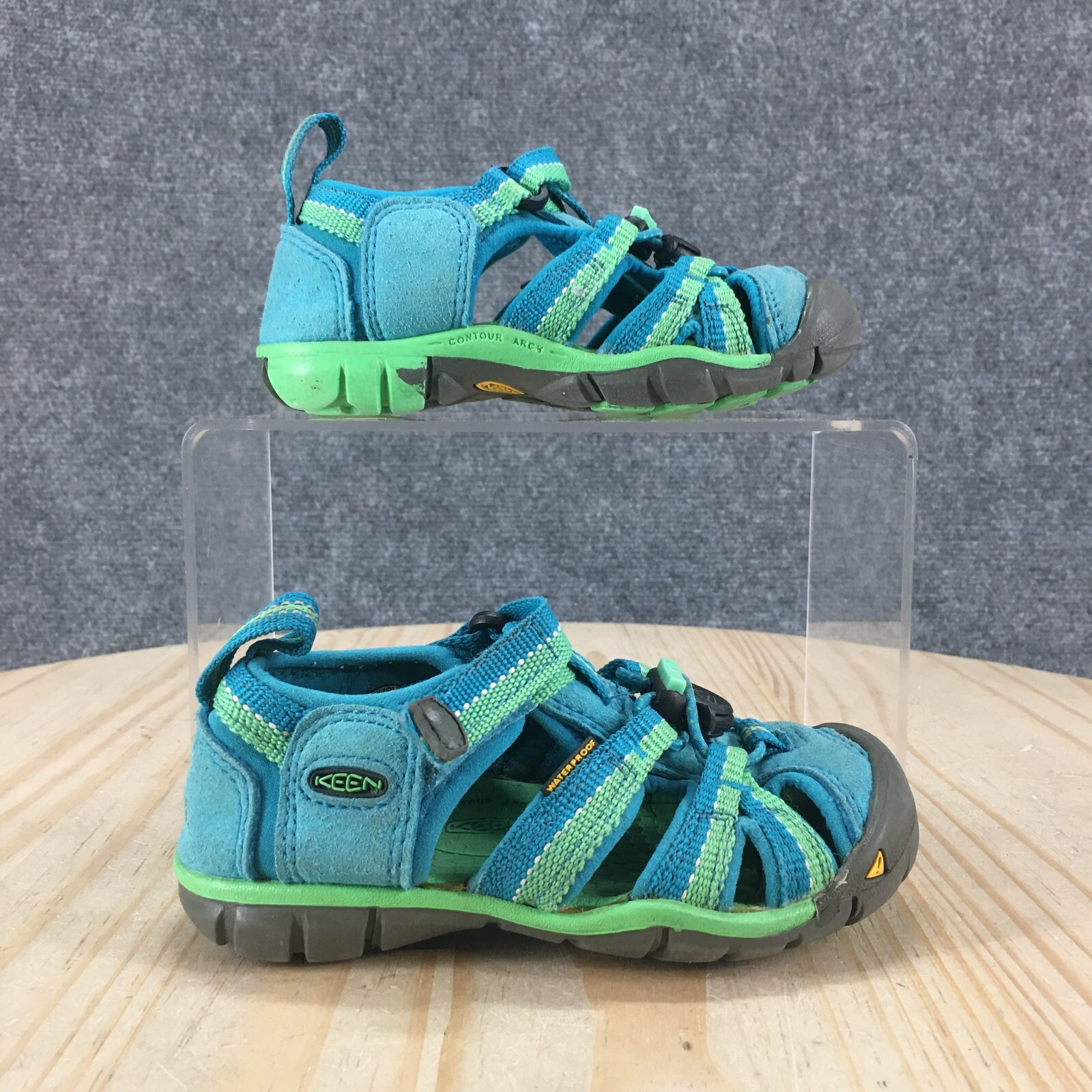 Sandali Keen Junior 9 Seacamp II CNX pescatore verde comfort bassi 1010090