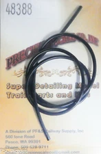 Precision Scale O #48388 Hose, Rubber, 12" Length, .055 OD .030" ID (HO,O,L,A)