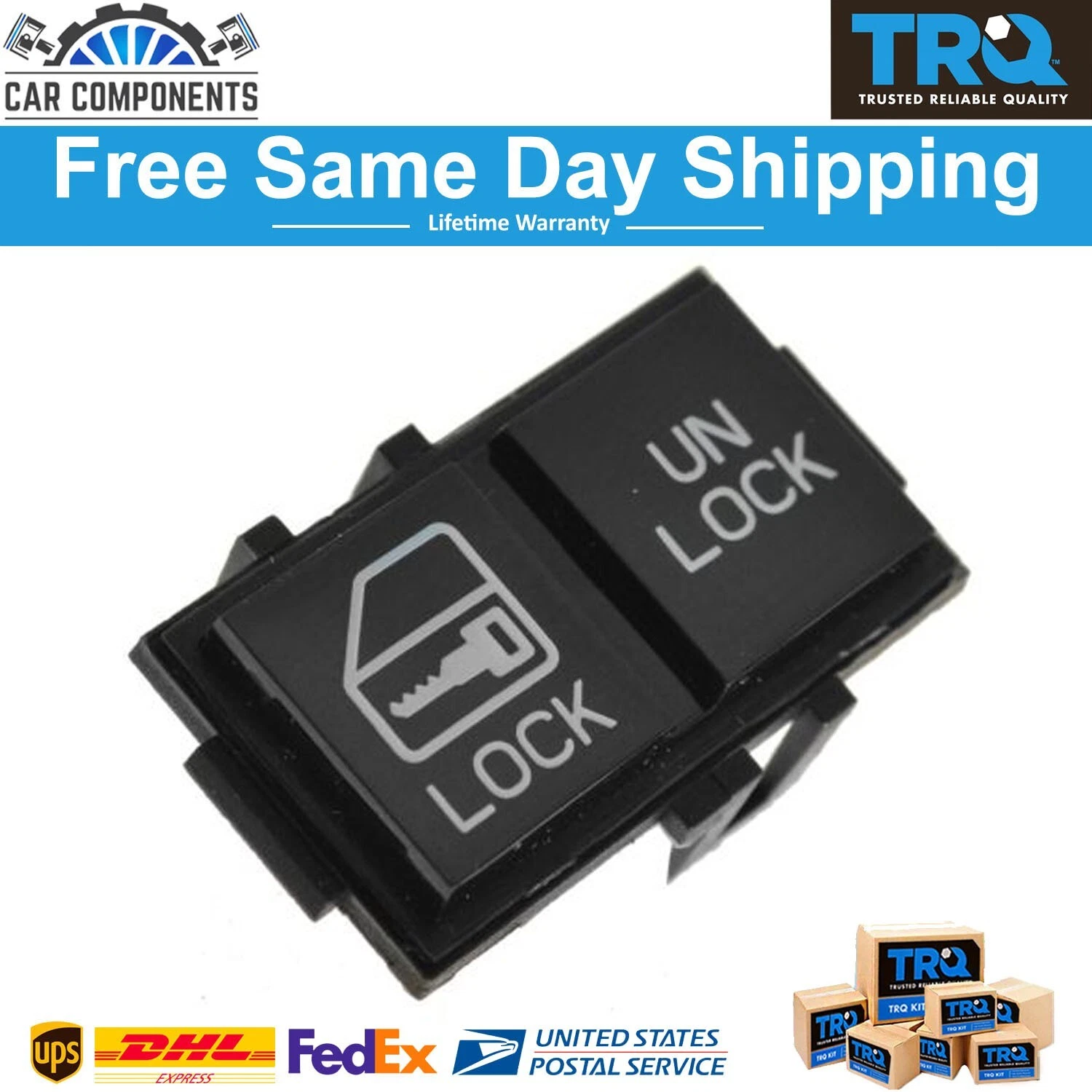 TRQ 1994 Chevrolet K1500 Truck Power Door Lock Switch