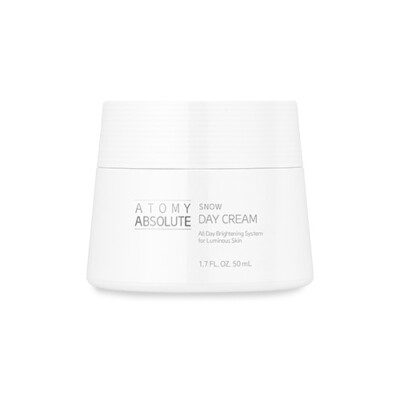 ATOMY Absolute Snow Day Cream 50ml All Day Brightening Skin Care Serum K-Beauty
