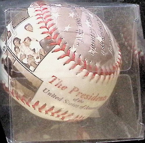 John F Kennedy The Presidents Of America Baseball 112624DMT5 - Picture 3 of 3