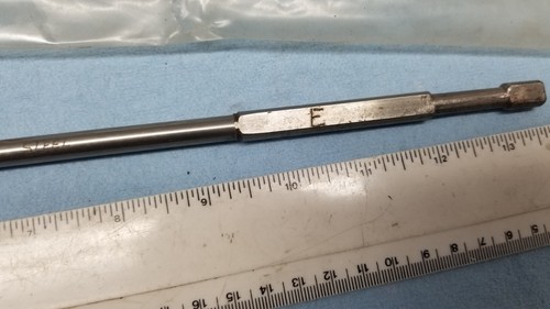 Pioneer 7/16"-38 Serrated Broach Splined hole 19755-M Douglas Aircraft. 26" OAL - Picture 7 of 15