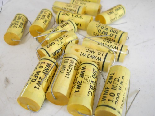 1.0 mfd 200 VDC Poly Fill Wrap Capacitor (NOS, New Old Stock)(QTY 5 ea)D77 - Picture 3 of 3