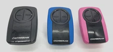 Chamberlain KLIK3U 2-Button Universal Garage Door Gate Opener Black, Blue, Pink