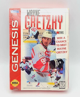 Wayne Gretzky and the NHLPA All-Stars (Sega Genesis, 1995) New W