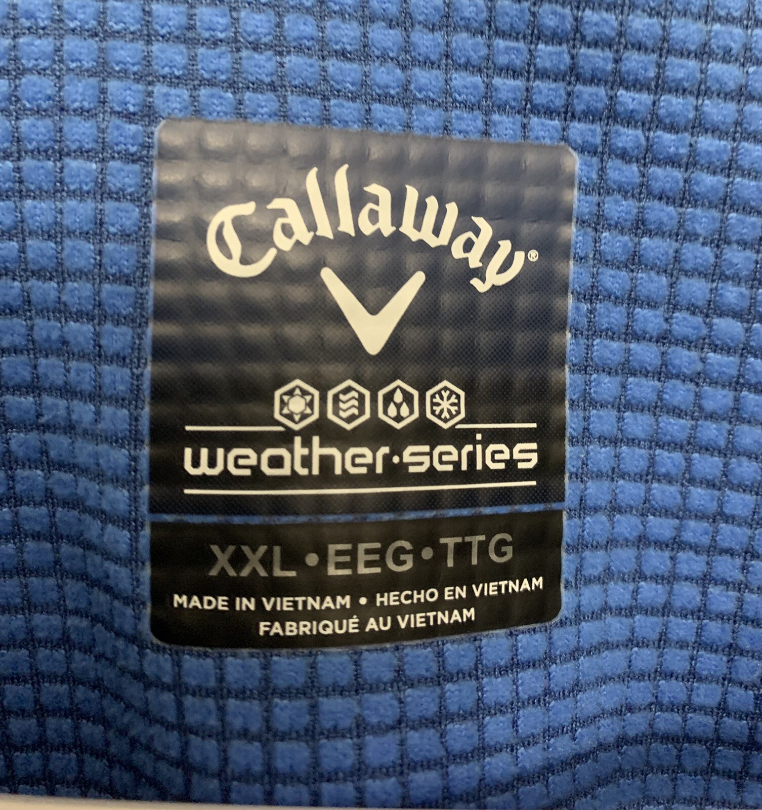 Callaway Golf Pullover Shirt Jacket Mens Medium M 1/4 Zip Fleece Lined