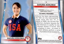 Sakura Kokumai #65 Silver 2020 Topps US Olympics & Paralympics Karate