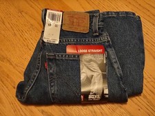 NEW OLD STOCK LEVI'S BOYS 569 10 REG. LOOSE STRAIGHT JEANS 25 X 25