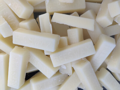 1-1 Oz Bars OF 100% American White Beeswax Filtered  NO Additives / Fillers Ever