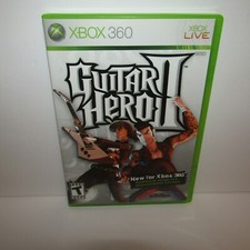 Guitar Hero II 2 Microsoft Xbox 360 Video Game with Manual Tested and Working