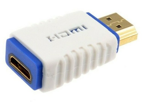 HDMI TIPO C MINI ENCHUFE FEMENINO A HDMI 2.0 ALTA VELOCIDAD UN ENCHUFE MASCULINO ADAPTADOR DORADO - Imagen 3 de 4