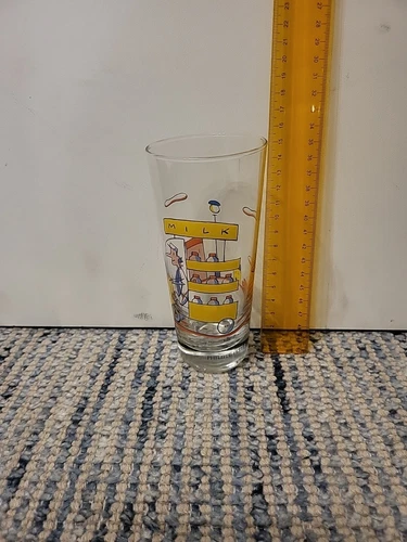 VTG 1990’s PHILIPPE PETIT-ROULET RITZENHOFF MILK TRUCK BAR TUMBLER ART GLASS New