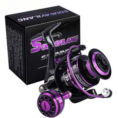 Spinning Reel Max Drag Carp FishingReel Aluminium Spool Spinning Saltwater Wheel