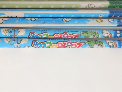 Lot of 18 Vintage Pencils ZooZoo Club Panda Alligator Eraser Stationery Office - Picture 7 of 8
