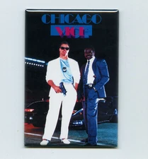 JIM McMAHON & WALTER PAYTON / CHICAGO VICE - 2" x 3" POSTER FRIDGE MAGNET (bears