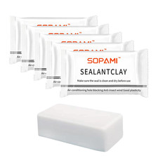 10-Pack White Waterproof Sealant Putty - Quick Mending Mud  Duct Seal Clay for