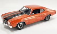 Acme A1805528 1/18 Modell 1970 Chevrolet Chevelle Ss Sunkist SS454 LS6 Orange