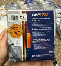 New In Box Easy Heat Automatic Electric Water Pipe Heating Cable 12 Feet