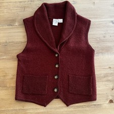 Vintage Clifford & Wills 100% Wool Vest Women's Size XS