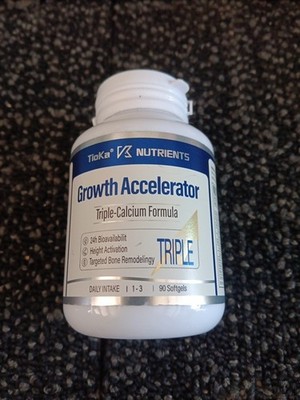 TOIKA NUTRIENTS GROWTH ACCERERATOR A TRIPLE CALCIUM FORMULA SUPPORTS BONE NEW