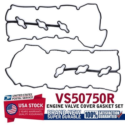 New Engine Valve Cover Gasket Set VS50750R Replace for Hyundai Kia 3.3L 3.8L