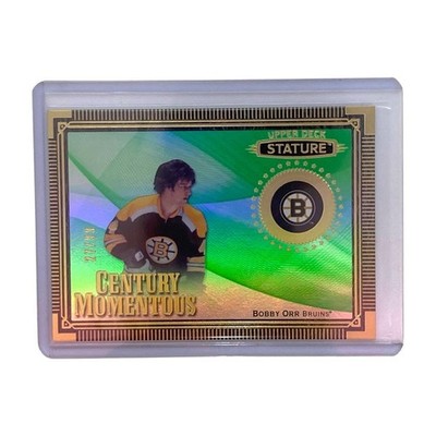 Upper Deck NHL Bobby Orr Bruins Stature Card 27/99 2019-20 Parallel Collectible