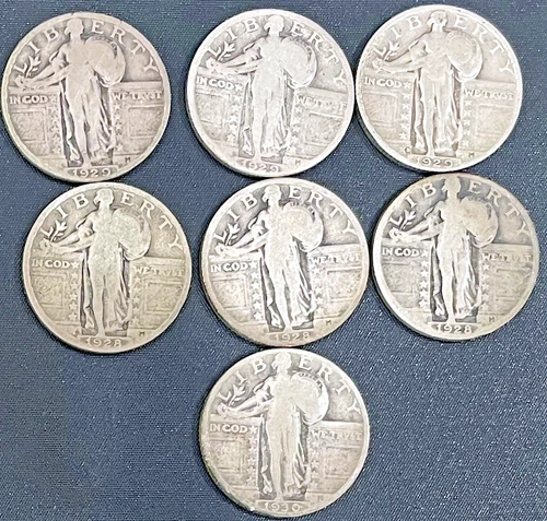 standing liberty quarter lot