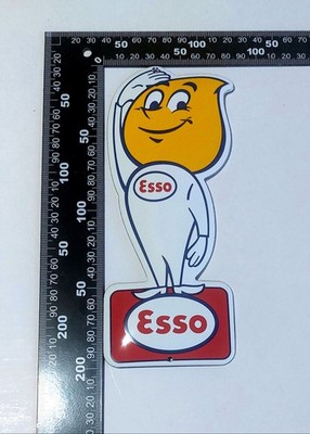 Esso Tröpfchen Max Garage Emailschild NEU Tür Schild 20x10cm Emaille