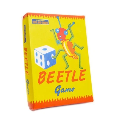 HOUSE OF MARBLES The Beetle Game Retro Board Game - Classic Family Dice Game 1950s Style Kids Toy
