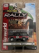 Auto World 1977 Chevy Blazer with HO Scale Slot Car