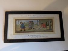 Vintage Peter F Heering Ye Ancient Game of Golf Print Framed 1500  Book of Hours