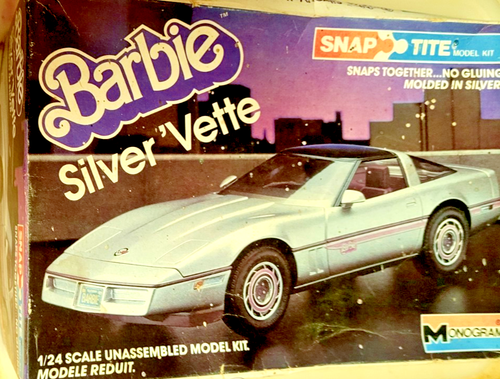 Barbie vintage Mattel Silver Vette cabriolet avec boite d