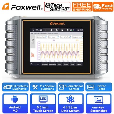 FOXWELL NT710 For Benz Bidirectional Car Diagnostic Scanner Oil Reset Ecu Coding