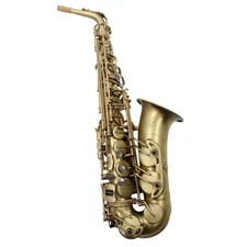 Eastern music antique bronze intermediate grade alto saxophone with hard case