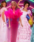 Barbie Hot Pink Dress Fashion Favorites #3678 Gown Vintage 1980 No Doll