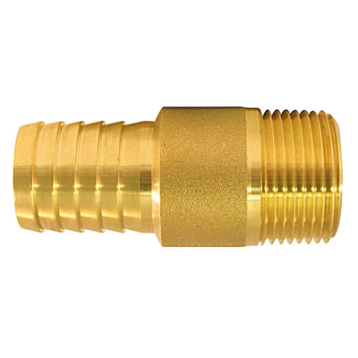 #ad 1 Inches X 1 Inches Brass Barb X MPT Adapter Lead Free DZR Brass For PE Pipe $11.34