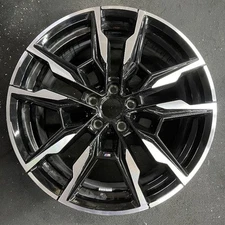 Rear BMW Machined Black M440i I4 OEM Wheel 19” 2022-2024 Original Factory 86639