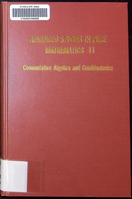Commutative algebra and combinatorics. Advanced studies in pure mathematics 11; 