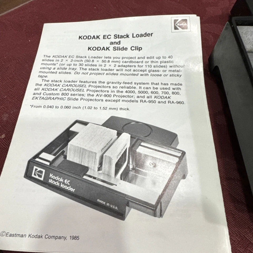 KODAK Carousel Stack Loader U.S.A - Image 3 of 4