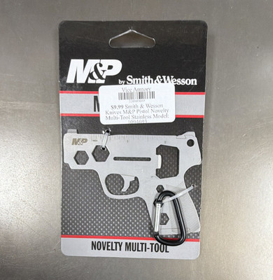 Smith & Wesson M&P 13-in-1 Multi-Tool Stainless Steel Carabiner Silver/Black