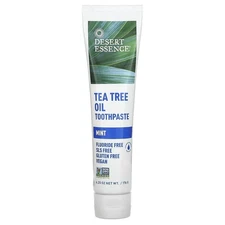 Natural Tea Tree Oil Neem Toothpaste Antiseptic Deep Clean Fresh Breath 6.25 Oz