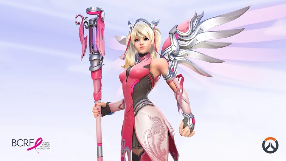 OVERWATCH Pink Mercy Skin (ALL PLATFORMS/READ DESC)  - Image 3 of 4