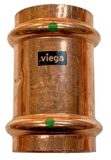 Lot Of 4 NEW Viega ProPress 78192 1-1/2" x 1-1/2" P1 x P2Copper Coupling No Stop