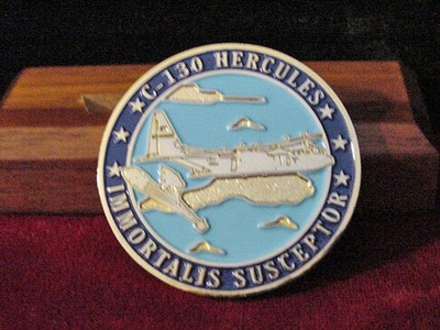 USAF  C-130 Hercules Challenge coin-LCMC Life Cycle Management Center-Free Ship