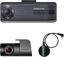THINKWARE - Q200 2K Front  1080p Rear Dash Cam with GPS and Wi-Fi - Dark Blue