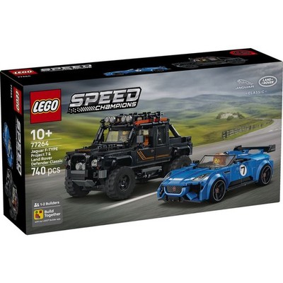 LEGO  Speed Champions 77264 - Jaguar Project 7 & Land Rover Defender