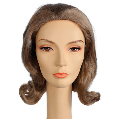 1960s Prom Pageboy Wig Skin Top Vintage Jackie O Style - Lacey Wigs