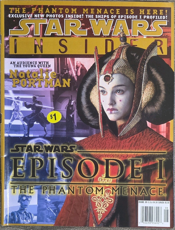 Star Wars Insider Issue 39 August 1999 Illustrated Phantom Menace